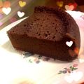 なななそ's cooksnap of when they made 簡単ガトーショコラ（炊飯器使用）.