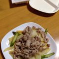 koubeby's cooksnap of when they made 豚肉とじゃがいもとアスパラの塩麹炒め.