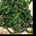 sachihs's cooksnap of when they made ルクエで♪簡単ほうれん草のごま和え.