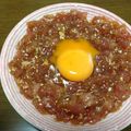 ☆葵☆'s cooksnap of when they made 海鮮！マグロのユッケ.