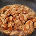 ｸﾏﾘｴ's cooksnap of when they made れんこんとささみの照り焼き.