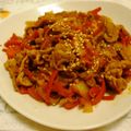 mmameco's cooksnap of when they made 野菜たっぷり焼肉♪韓国風.