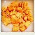 dapui's cooksnap of when they made 油揚げで和風クルトン.
