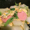 黒猫村's cooksnap of when they made 魚肉ソーセーシと白菜の卵とじ.