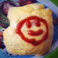 めがね猫's cooksnap of when they made お弁当用☆手軽にオムライス.