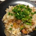 mari2n's cooksnap of when they made キムチとたくわんでキムタクご飯.