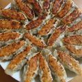chainco's cooksnap of when they made 底はカリ、中味は肉汁じわっの餃子の焼き方.