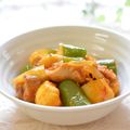 さとみわ's cooksnap of when they made ほんのりカレーの鶏のケチャップ煮.
