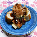 シャンプーハット's cooksnap of when they made レンジで３０秒お弁当♡ちくわのお好み風.