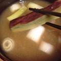 リルミン's cooksnap of when they made 子どもが大好き!さつまいもとねぎの味噌汁.