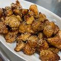 sonomatsu's cooksnap of when they made 鶏ささ身で！揚げない鶏唐の甘酢ごま和え.