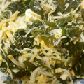 にぃもちゃん's cooksnap of when they made しらすとわかめと卵のバター炒め.