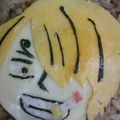 がちゃん7283's cooksnap of when they made キャラ弁　サンジ.