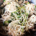 にゃにたん's cooksnap of when they made 大根と茸豆苗のツナマスタードビネガー和え.