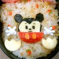 けい♥️'s cooksnap of when they made キャラ弁☆型抜きで簡単まんまるミッキー☆.
