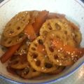 もりちゃー's cooksnap of when they made れんこんとニンジンのきんぴら☆.