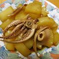 ぷーん's cooksnap of when they made イカの缶詰だけでこっくり美味しい大根煮.