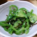 くまちーこ's cooksnap of when they made 味つけは塩昆布任せ♪ピーマンの塩昆布和え.
