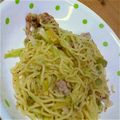 powerlap's cooksnap of when they made サッパリ♪豚ほほ肉のネギ塩だれ焼きそば.