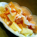 ニコニコまっきー's cooksnap of when they made 簡単・早業★柿、林檎、大根のサラダ★.