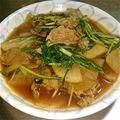 りらっくま・囚・'s cooksnap of when they made 大根と水菜の豚肉炒め.