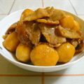 nasubeam's cooksnap of when they made 豚バラ肉と里芋の煮っころがし.