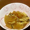 もも1002's cooksnap of when they made 大根＆しめじ✿オイスター炒め煮♡.