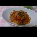 みちゃたぬ's cooksnap of when they made 茄子とベーコンのトマトパスタ.