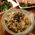 Sun Flover's cooksnap of when they made 秋の味覚♪　むかご＆塩昆布の炊き込みご飯.
