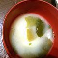 shizuとreo's cooksnap of when they made 若布とじゃが芋の味噌汁.