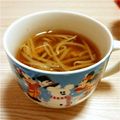 yuka119's cooksnap of when they made 肉味噌そぼろともやしのあったまるスープ.