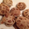 うきうっき's cooksnap of when they made レンコンはさみ揚げ.