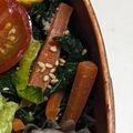 新妻あや's cooksnap of when they made もやしとにんじんとほうれん草のナムル.