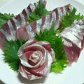 crystaI's cooksnap of when they made 天然ツバスの刺身＆アラ汁。.