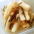 mama怪獣's cooksnap of when they made 大根の酢漬け**パリパリおいしい♪.