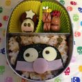 ｊ−ｊ−ｆ's cooksnap of when they made ＊キャラ弁＊　ペタっとバイキンマン★.