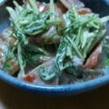 真愛ママ's cooksnap of when they made 水菜と柿のサラダ。.