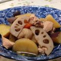 チムチェリー's cooksnap of when they made さつまいもの筑前煮♡.