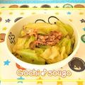 sougo78's cooksnap of when they made キャベツとイカのにんにくマヨ醤油炒め.