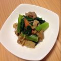 tomoco☆☆'s cooksnap of when they made 豚肉と小松菜のオイスターソースいため.