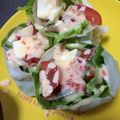 來栖（くるす）'s cooksnap of when they made トマトとモッツァレラチーズの生春巻.