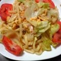 りか*'s cooksnap of when they made サラダうどんが焼きうどんに！？.