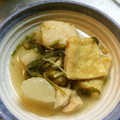takamicyan's cooksnap of when they made 圧力鍋で柚子香る♡鷄肉と大根と里芋の煮物.