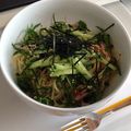 うえだｋ's cooksnap of when they made 簡単！梅とベーコンと塩昆布のパスタ.