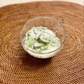 コムギ大好き's cooksnap of when they made ぽってりタイプのきゅうりのライタ♪.