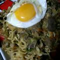 おろくにける's cooksnap of when they made 辛ラーメン焼きそば.