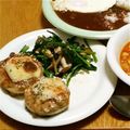 おたぬねこ's cooksnap of when they made さば缶利用のオニオンリングハンバーグ.
