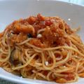 ポメリー's cooksnap of when they made なすとツナのバジルトマトソースパスタ♪.