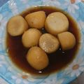 yoama's cooksnap of when they made ルクエスチームケースで！里芋の煮ころがし.