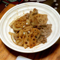 りさっくま0222's cooksnap of when they made 豚肉とれんこんと小松菜のオイスター炒め♬.